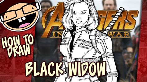 How To Draw The Avengers Black Widow How To Draw Black Widow The