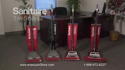 Sanitaire Traditional Commercial Upright Vacuum Cleaners Youtube