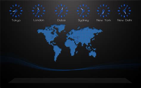World Clock Desktop Wallpaper Wallpapersafari