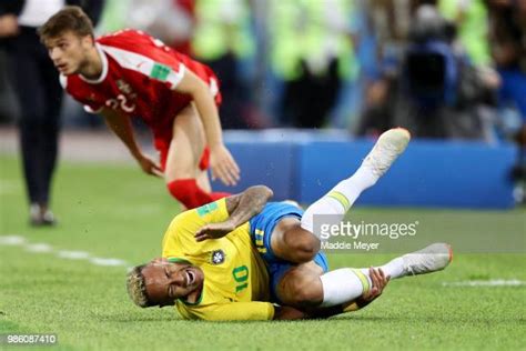 Neymar Falls Photos And Premium High Res Pictures Getty Images