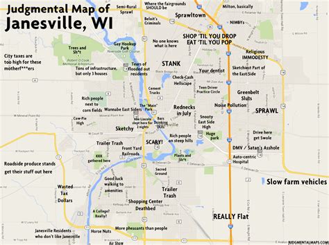 Map Of Janesville Wisconsin Draw A Topographic Map