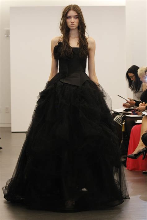 Black Wedding Dress By Vera Wang