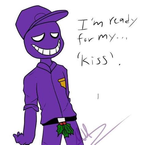 Hes Ready For The Kiss Purple Guy Fnaf Night Guards Fnaf