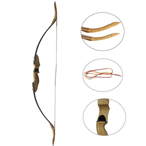 Buy Zshjg 54 Inch Takedown Traditional Recurve Bow Archery Hunting