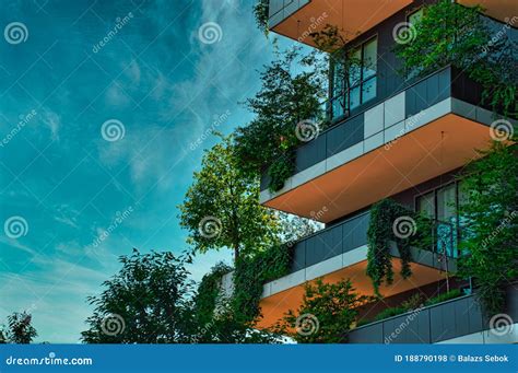 Balconies Full With Trees Plants On The Vertical Forest Bosco