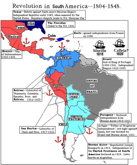 Latin American Revolutions Worksheet