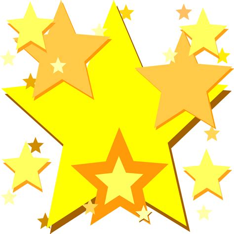 Étoiles Jaune Brillant Images Vectorielles Gratuites Sur Pixabay