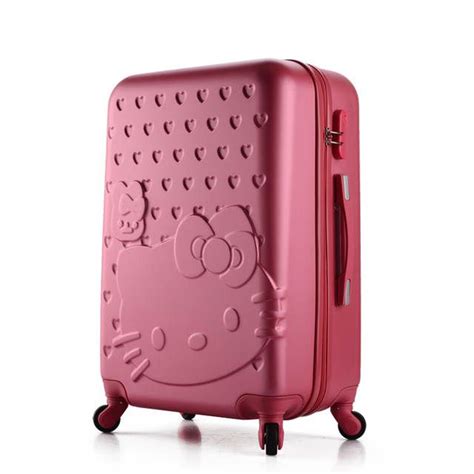 Girls Hello Kitty Luggageandwomen Cartoon Travel Suitcase Abspc