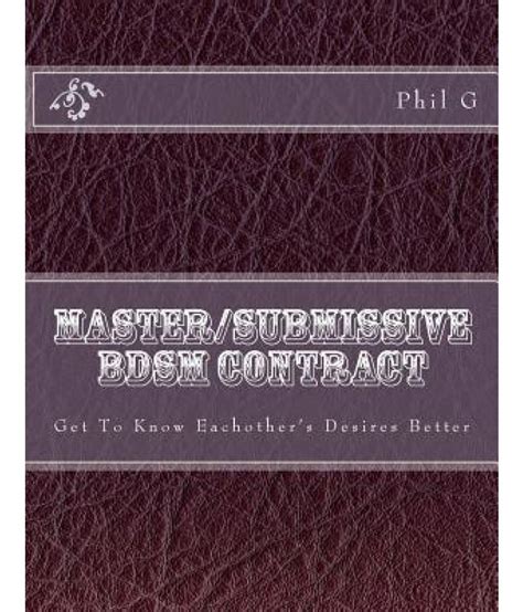 Mastersubmissive Bdsm Contract Buy Mastersubmissive Bdsm Contract