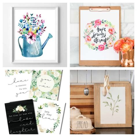 20 Gorgeous Watercolor Wall Art Free Printables A Cultivated Nest