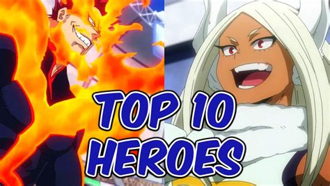 Boku No Hero Academia Estos Son Los 10 Héroes Profesionales Más Poderosos Del Anime