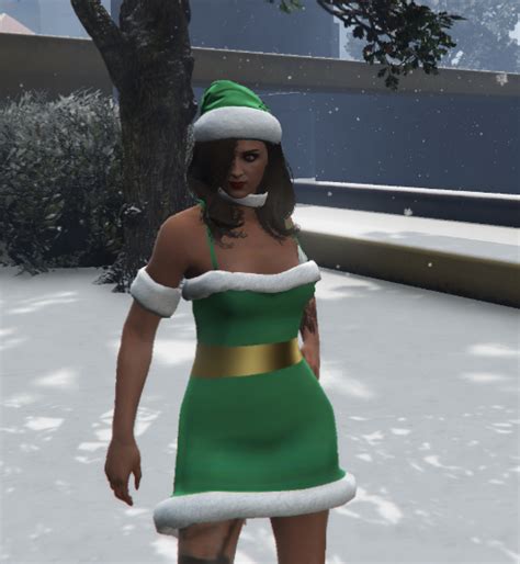 Christmas Dress For Mp Female Spfivem Gta 5 Mod