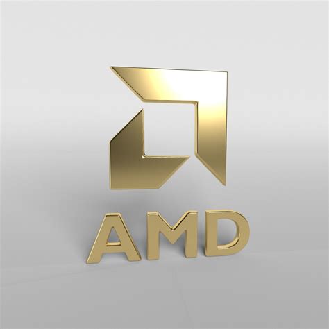 Amd Logo V1 007 3d Asset Cgtrader