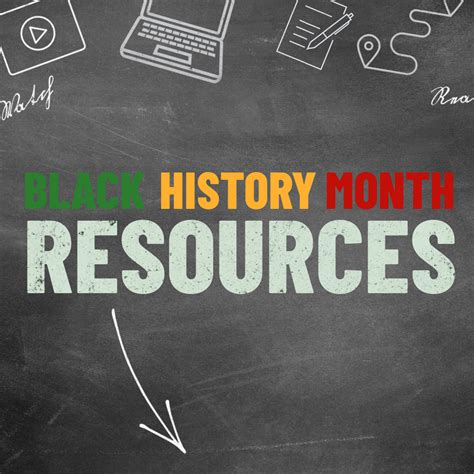 Black History Month Resources Moorelands Kids