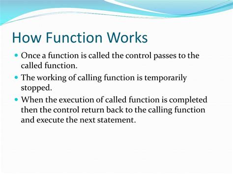 Ppt Unit Iv Functions And Pointers Powerpoint Presentation Free