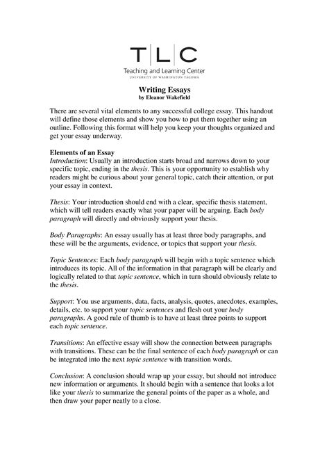 Deb holdstein, columbia college, chicago; Sample College Essay Outline | Templates at ...
