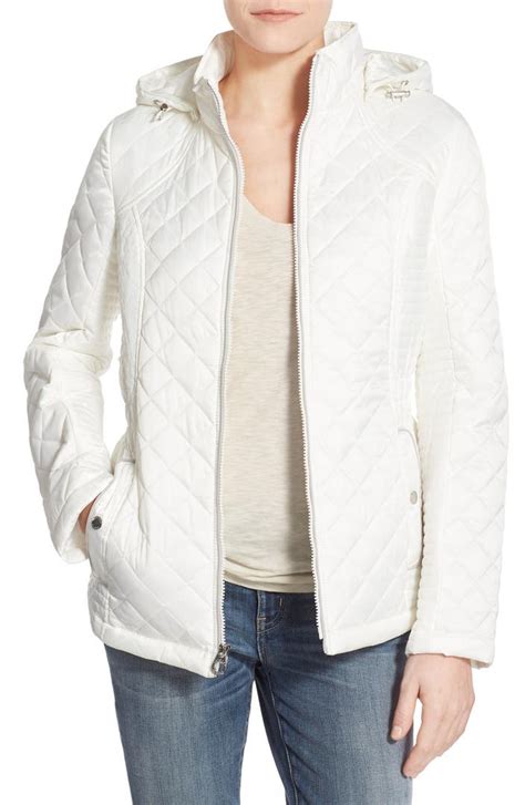 Laundry By Design Quilted Jacket With Detachable Hood Nordstrom
