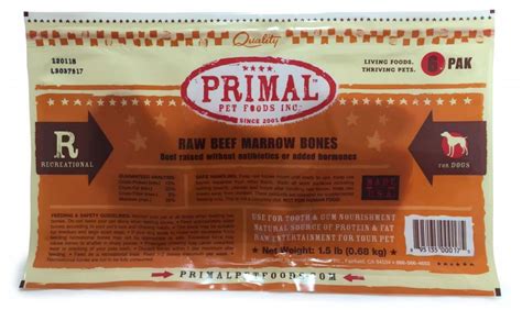 Primal Raw Recreational Beef Marrow Bones 2 6 Pack Lake Mary Fl