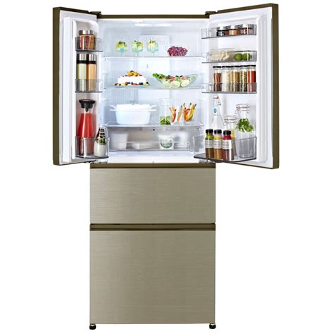 For a modern feel, panasonic's 551l french door fridge freezer features a flat glass design and an electrostatic touch control panel with a mirror finish that provides a beautiful accent. Panasonic 653L Multi-Door Fridge Silver Glass Finish - NR ...