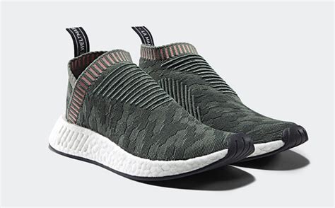 The Adidas Nmd City Sock 2 Trace Green Comes With A Newly Designed Primeknit Upper •