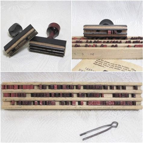 Vintage Rubber Stamp Making Kit Rubber Stamp Kit Ink Stamps Things