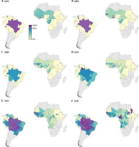 Global Yellow Fever Vaccination Coverage From To An Adjusted Retrospective Analysis
