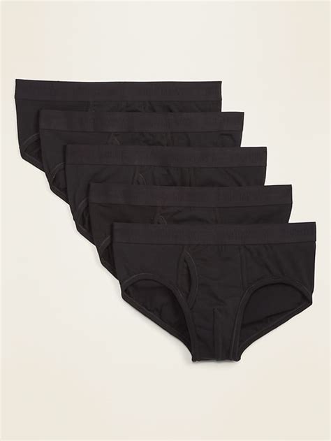 Old Navy Soft Washed Built In Flex Underwear Briefs 5 Pack For Men