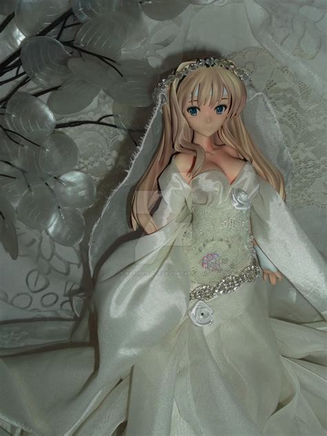 ~anime Figure In Wedding Gown~ By Aardbeielfje On Deviantart