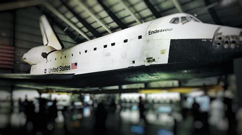 Endeavour Space Shuttle At The California Science Center In Los Angeles