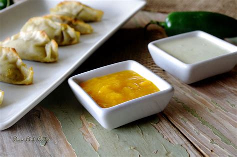Jalapeno Popper Wontons With Two Dipping Sauces