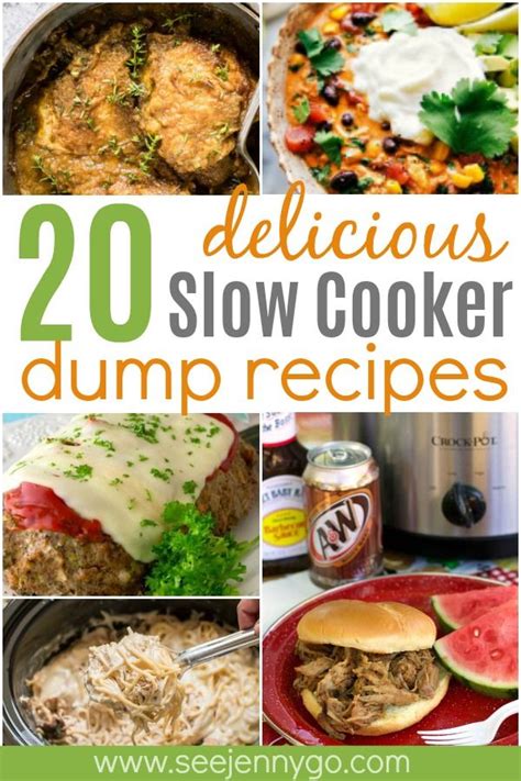 20 Easy Crockpot Dump Recipes For Beginners Dump Meals Crockpot