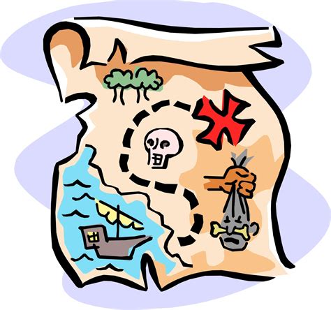 Free Treasure Map Clip Art Wikiclipart Vrogue Co