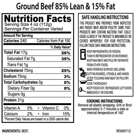 15 Best Ideas Nutritional Value Of Ground Beef The Best Ideas For