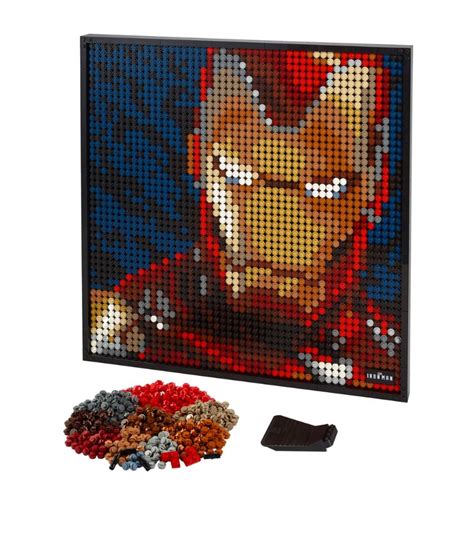 Lego Art Marvel Studios Iron Man Décor Set 31199 Harrods Uk