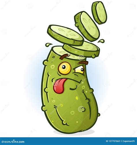 Pickle Cartoon Vector Illustration 72947566