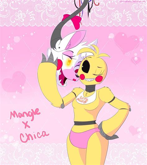 Mangle X Toy Chica By Cynicalsonata Fnaf Wallpapers Fnaf Fnaf Characters
