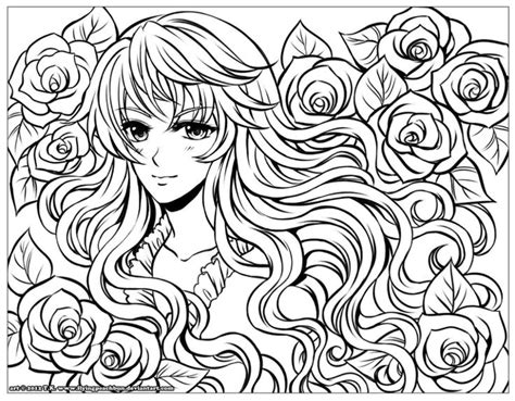 Anime Mandala Coloring Pages Print Free Cartoon Coloring Pages