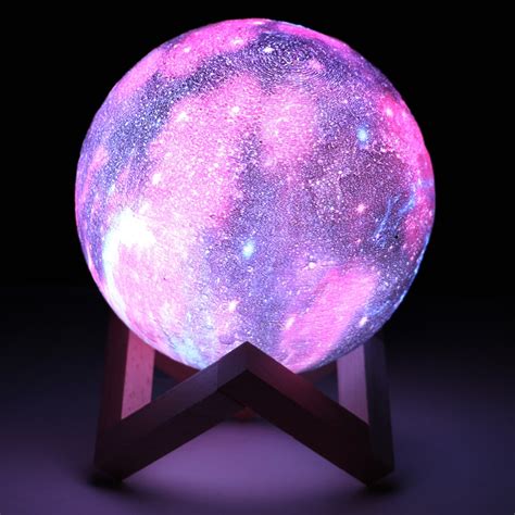 Usb Rechargeable 3d Star Galaxy Lamp Colorful Change Led Night Light