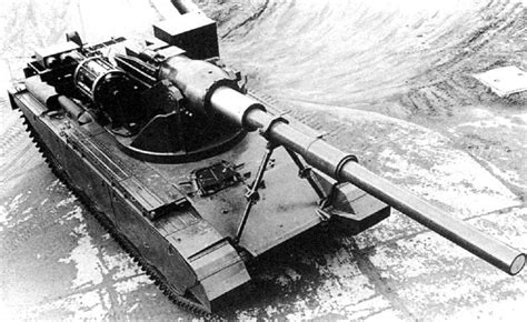 Fv4005 Stage 1 British Prototype Of Powerful 183 Mm Gun Tank