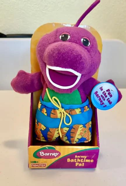 Vintage 2001 Barney Fisher Price Bath Time Pal The Lyons Group 9500