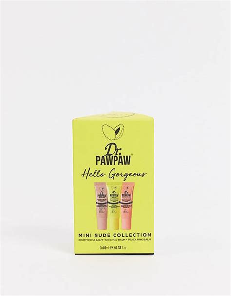 Dr Pawpaw Mini Nude Collection 3 X 10ml Asos