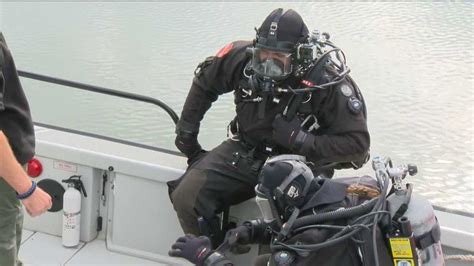 Maryland State Police Dive Team Works By Touch