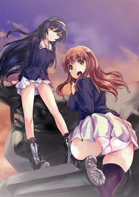 Takebe Saori And Reizei Mako Girls Und Panzer Drawn By Matsukura Nemu