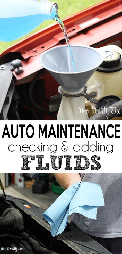 Car Series Checking And Adding Fluids Car Care Tips Windshield