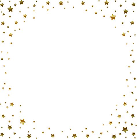 Gold Glitter Stars Glitter Frame Gold Clipart Frame Clipart Leaf My