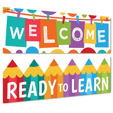 Ready To Learn Welcome Banners Sproutbrite