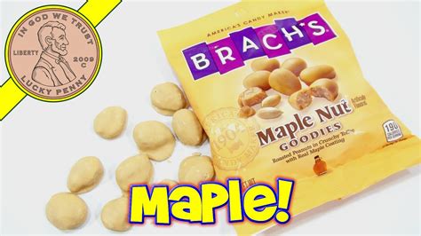 Brachs Maple Nut Goodies Peanuts Toffee And Real Maple Coating Youtube