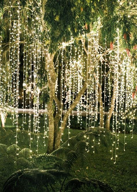 25 Stunning Fairy Lights Wedding Reception Ideas Wedboard