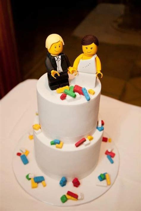 Lego Bride And Groom Cake Topper