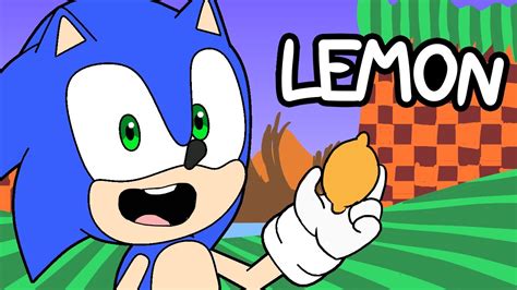 Sonic Eats A Lemon Animation Youtube